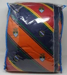 New Tommy Hilfiger Navy Stripe Reversible Down Alternative Comforter Full Queen. Fixed Price $149.99.