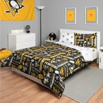 Pittsburgh Penguins Officially Licensed Team Bed Bag 5 Piece Set Size Full. Fixed Price $55.99.