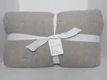 Pottery Barn Belgian Flax Linen Comforter Full Queen, Dark Nwt. Fixed Price $219.95.