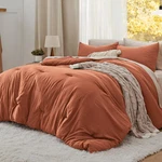 Bedsure King Size Comforter Set Burnt Orange Soft Prewashed Bedding All. Fixed Price $62.39.