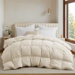 Unikome Goose Feather Comforter - All Season Duvet Insert With Soft Downpro. Fixed Price $77.49.