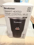 Brookstone Smart Heated Temp-control Mug 12 Volt Cup Temperature. Fixed Price $18.25.