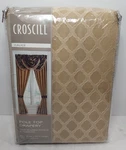 Croscill Calice Pole Top Drapery Two Lined Panels & Tiebacks 82" WX84". Fixed Price $74.97.
