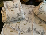 Martha Stewart Whim Love New York City Pattern 3 Piece Twin Sheet Set. Fixed Price $22.50.
