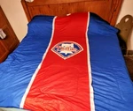 Philadelphia Phillies Mlb Queen Full Bed Comforter Blue Red White 86X86 Sports. Fixed Price $40.00.