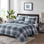 Madison Essentials Parkston Plaid Comforter Matching Sham 3M Scotchguard. Fixed Price $53.43.