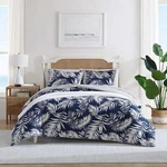 Nautica Marina Navy Leaf Reversible 2-PC. Comforter Set, Twin. Fixed Price $22.20.
