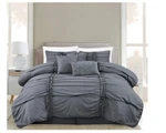 Casa Platino Isabella 7PC King Comforter Bag T4103496. Fixed Price $79.99.