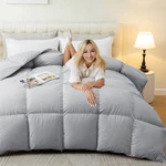 Luxury Queen Size Feather Down Comforter, High Fill Power Fluffy Duvet Insert.... Fixed Price $159.62.
