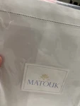$144 Matouk Italy New 1PC Boudoir Sham Bergamo GIZA-87 White Hemstitch. Fixed Price $75.00.