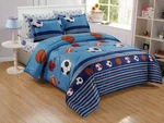Chezmoi Collection Kids/teens Sports Bedding Comforter Set. Size Queen. Open Box. Fixed Price $29.00.