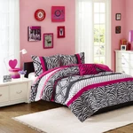 Mi Zone Stripe Polka Dot Zebra Prints Comforter Set Twin Xl Full Queen King Size. Fixed Price $97.55.