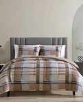 Hallmart Collectibles Harper Plaid 3-PC. Comforter Set Full/queen. Fixed Price $50.00.