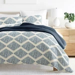 Ultra Soft Quilted Coverlet Set W/ Shams Hypoallergenic Reversible Bedding New. Fixed Price $65.70.