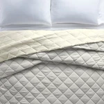 Down Alternative Comforter, Full/queen - Silver, Reversible. Fixed Price $58.45.