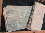 Victoria Secret Sherpa Throw And Full Size Comforter Mint Aztec Pink. Fixed Price $225.00.