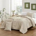 Downluxe Comforter Set - 3 Pieces Khaki Bedding Queen,. Fixed Price $46.84.