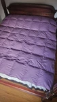 L.l. Bean Goose Down Baffle Box Purple Lavender Comforter 88"X 83 Warm. Fixed Price $299.99.