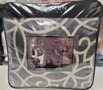 J Queen New York Deco Charcoal 4 Piece King Comforter Set. Fixed Price $278.99.