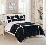 Elegant Comfort Softest, Coziest Heavy Weight Stripe Pattern Micromink Sherpa.... Fixed Price $82.92.