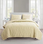 - King Quilt, Super Soft Reversible Bedding Set With Matching Shams, Modern Room. Fixed Price $49.99.