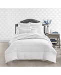 Charter Club Damask Designs Seersucker Ombre Stripe, Twin Comforter Set, Exclusi. Fixed Price $99.99.