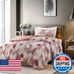 Regency Heights Stylish Three-tone Printed Twin Size Comforter Set, 2 Pieces Ult. Fixed Price $92.40.