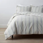 Tailored Stripes & Plaids Classic Cool Cotton Percale Bed Duvet Cover. Fixed Price $79.50.