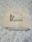Casaluna Heavyweight Linen Blend Quilt Cotton Fill Box Full/queen-natural. Fixed Price $70.00.