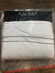 Nip Ralph Lauren Spencer Border Sateen Grey Full Queen Comforter. Fixed Price $187.99.