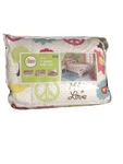Peace & Love Full Comforter 7 Piece Set Hearts Birds Flowers By Circe New. Fixed Price $79.99.