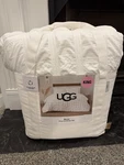 Ugg Becki White King Size Comforter + 2 Pillow Shams Bedding Set Color Snow New. Fixed Price $227.77.