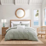 Harbor Palm 3 Piece Green 100% Cotton King Comforter Set. Fixed Price $151.16.