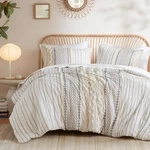 Comforter King Size Bed, Chenille Tufted, Breathable Cotton Set. Fixed Price $192.99.