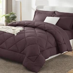 Cozylux Queen Comforter Set 7PC Cocoa Powder. Fixed Price $89.99.