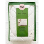 Kate Spade New York King Down Alternative Comforter White 300TC Cotton Year-rd. Fixed Price $125.00.