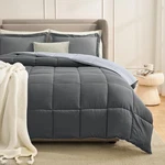 Homelike Moment California King Comforter Set Grey, Lightweight Comf.... Fixed Price $55.61.