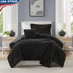 4-PIECE Plush Comforter Set Cozy Bedding Modern Chic Bedroom Decor All-season. Fixed Price $83.65.