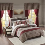 Madison Park Essentials Delaney 24-PIECE Room Bag Comforter Set-satin Ja.... Fixed Price $166.99.