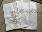 2 Matouk Standard Pillow Shams Bone Cream New. Fixed Price $59.99.