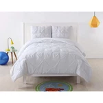 Twin Xl Anytime Pleated Comforter Set White - My World. Fixed Price $21.99.