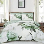 Queen Comforter Set 7 Piece Green Floral Botanical Bedding Dobuyly Sage Printed. Fixed Price $89.99.