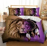 3D Lion Feather ZHUA1023 Bed Pillowcases Quilt Duvet Cover Set Queen King Zoe. Fixed Price $71.26.