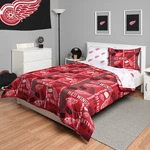 Foco Detroit Red Wings Nhl Team Color Bag Comforter Bedding 5 Piece .... Fixed Price $186.62.