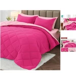 5-PIECE Reversible Twin Comforter Set Hot Pink & Baby Cozy Chic. Fixed Price $87.96.