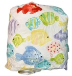 Cuddledown Duvet Cover Twin With Landsend Comforter Insert Multicolor Fish. Fixed Price $62.99.