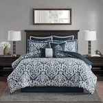 Madison Park Odette Cozy Comforter Set Jacquard Damask Medallion Design Modern,. Fixed Price $215.99.