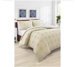 Poppy & Fritz Darcy Eyelet Yellow Navy Striped King Duvet Sham Set New. Fixed Price $71.99.