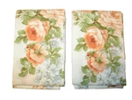 New Vintage Morgan Jones 2PC Standard Pillowcase Set Retro Floral Flower Bedding. Fixed Price $27.99.