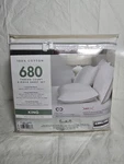 King Size Kirkland Signature 680 Thread Count Sheet Set Pc Oatmeal. Fixed Price $84.99.